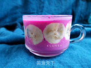火龙果香蕉奶昔的做法