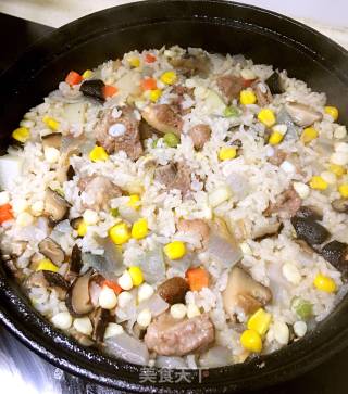 排骨煲饭的做法