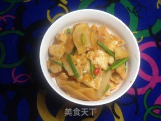 土豆炒面片的做法