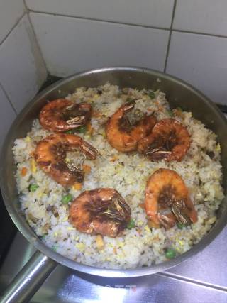 什锦海鲜炒饭的做法