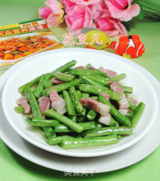 咸肉炒梅豆的做法