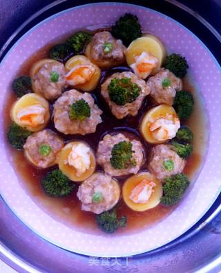 缤纷蒸香菇日本豆腐的做法