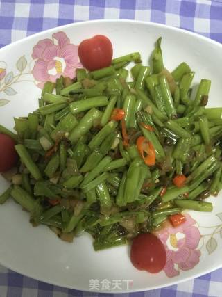 酸辣空心菜梗的做法