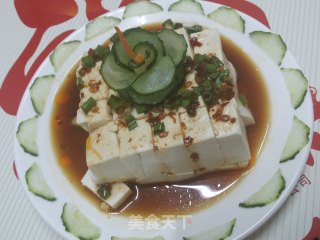 小葱拌豆腐的做法