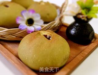 抹茶乳酪小面包的做法