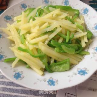青椒土豆丝的做法