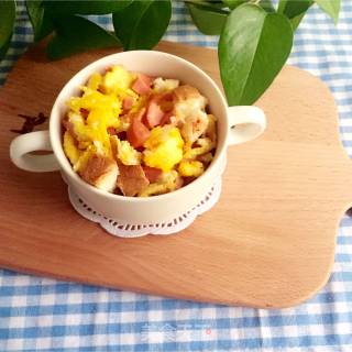 吐司鸡蛋火腿焗饭