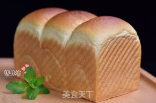 【淡奶油吐司】无黄油，成就云朵般柔软!的做法