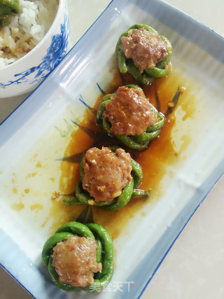 豇豆圈圈肉的做法