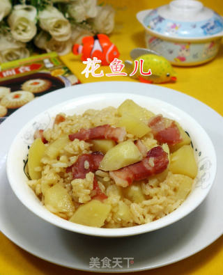 腊肉土豆饭的做法