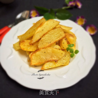 烤薯角的做法