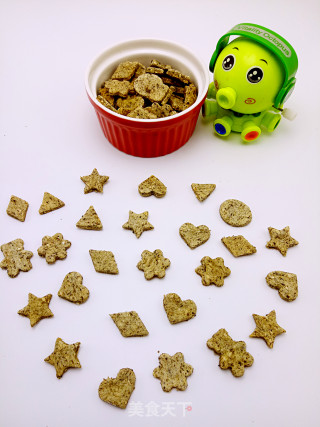 燕麦海苔磨牙饼干的做法