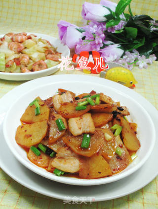 豉香五花肉炒土豆的做法