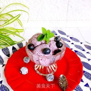 蓝莓冰激凌的做法