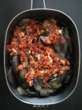 电饭煲蒸剁椒茄子的做法
