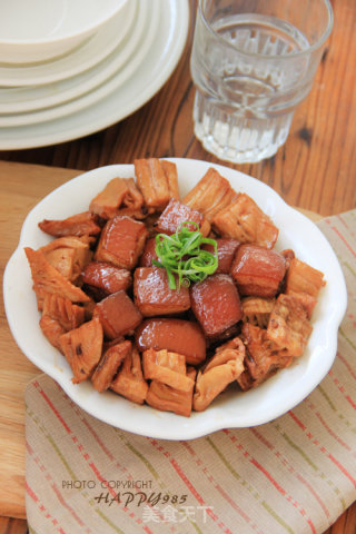 做一盆爸妈独爱的红烧肉——笋干红烧肉的做法