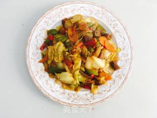 干锅牛肉包菜的做法