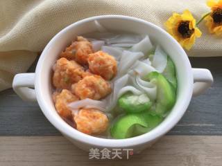 胡萝卜虾丸汤面的做法