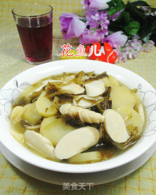 雪菜鞭笋煮土豆的做法