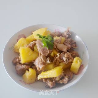 菠萝鸭的做法