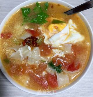 西红柿鸡蛋面的做法