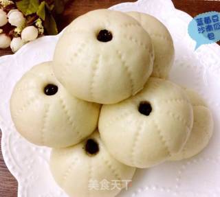 花形豆沙包的做法