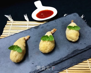 鲜虾可乐饼的做法