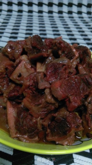 米酒炖牛肉的做法
