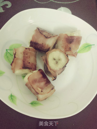 孩子大爱----培根香蕉卷的做法