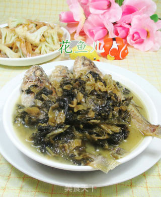 酸菜煮小黄鱼的做法
