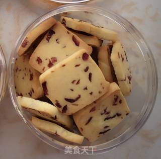 蔓越莓香甜饼干的做法