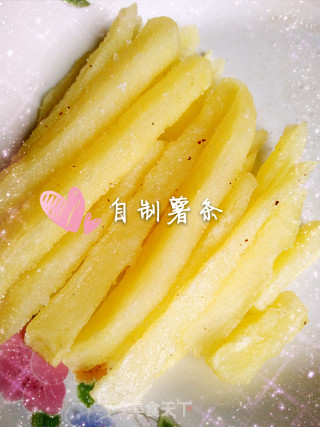 简单易学炸薯条的做法