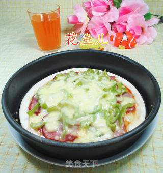 尖椒培根披萨的做法