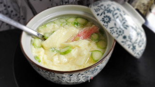 蟹爪芦笋蒸蛋的做法
