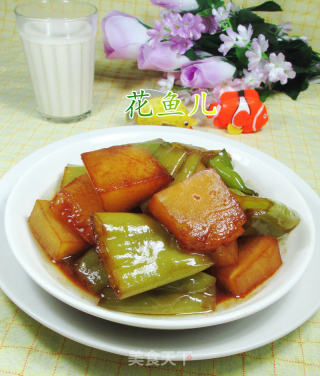 尖椒烧冬瓜的做法