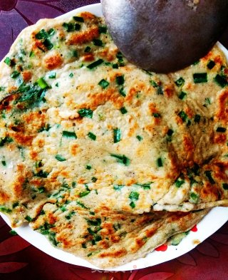 韭菜鸡蛋煎饼的做法