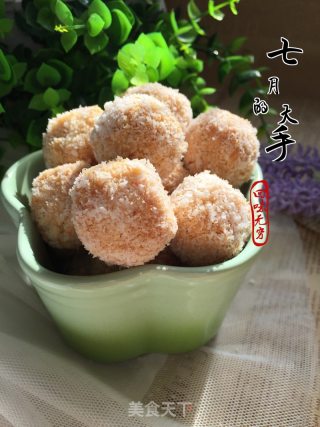 蛋白椰丝球的做法