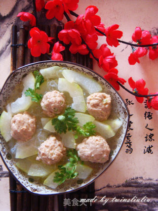 冬瓜丸子汤的做法