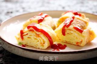 简单早餐厚蛋烧的做法