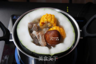 夏季解暑火锅——冬瓜盅的做法