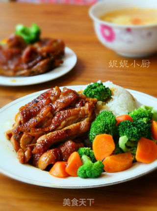 照烧鸡腿饭的做法