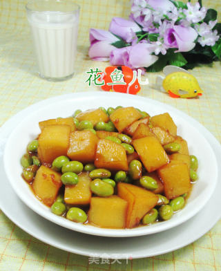 毛豆烧土豆的做法