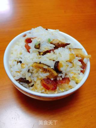 腊肠饭的做法