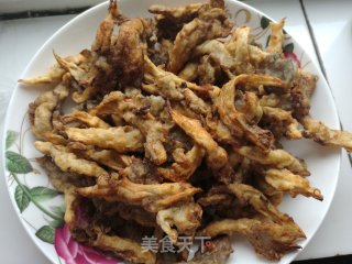 椒盐蘑菇的做法