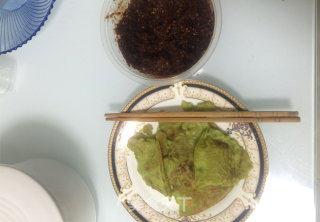 青菜鸡蛋饼的做法