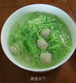 肉丸萝卜汤的做法