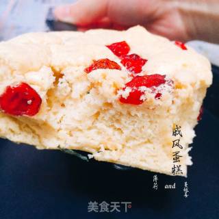 薄荷and蔓越莓戚风蛋糕的做法