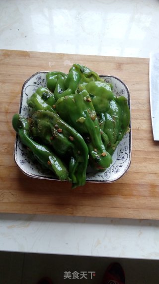 油焖大青椒的做法