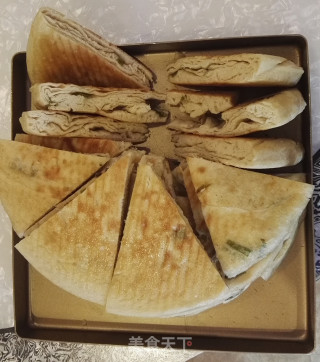 发面葱油饼的做法