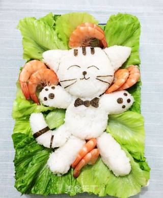 小猫咪饭团的做法
